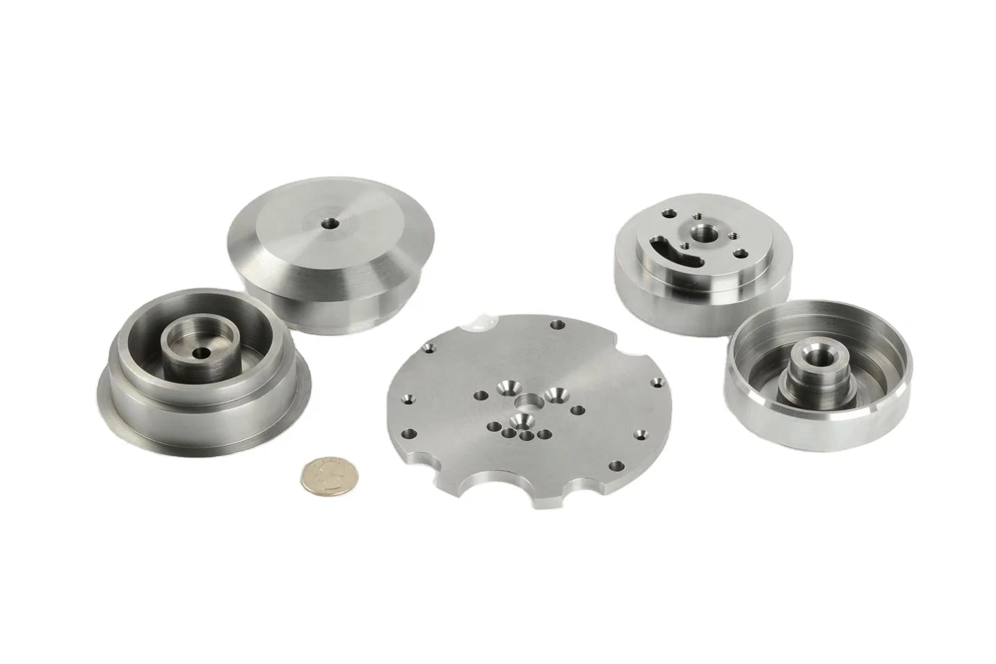 CNC Milling Machining Stainless Steel Aluminum Copper Titanium Parts Metal Fabricator Machinery Broaching Turning Services