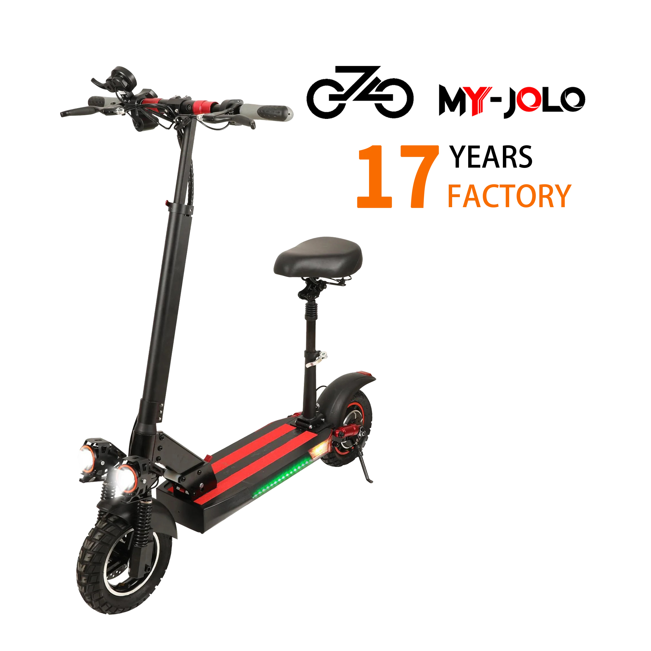 EU warehouse 100% MY JOLO C8 approval 48V 500 watt high quality self-balancing electric scooter with seat