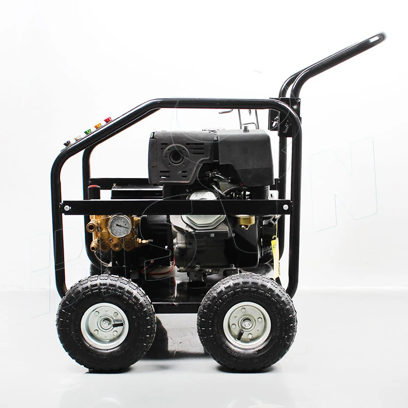 BISON auto start cold water 15 hp gas high pressure washer 4000 psi made in china