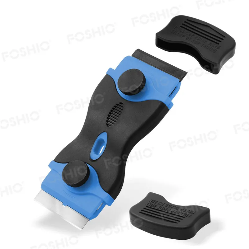 Foshio Customize Window Tint Glue Cleaning  Glass Plastic Razor Scraper