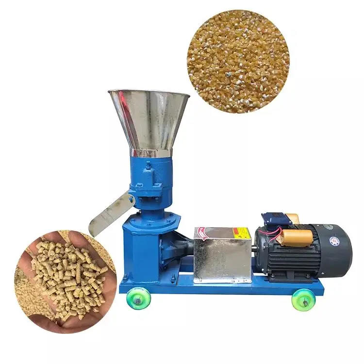 Manufacturer Supply Chicken Feed Making Machine Animal Food Maker Birds Fish Pet Poultry Pellet Mill For Sale