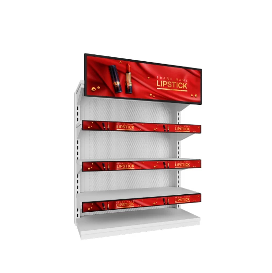 34 Inch Edge Supermarket Shelf Advertising Screen  Stretch Bar LCD Display Shelf Digital Signage For Retail Shop