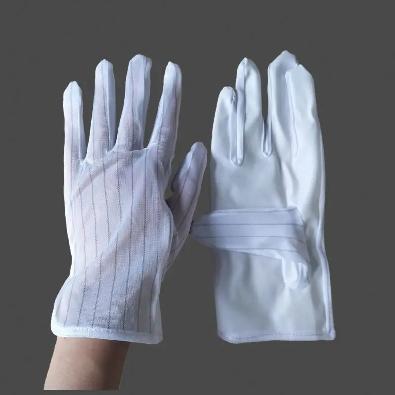 ESD Anti Static Gloves Amazon Hot Sale Computer PU Coated Hand Finger Protective Non Static Safety Gloves For PC Building