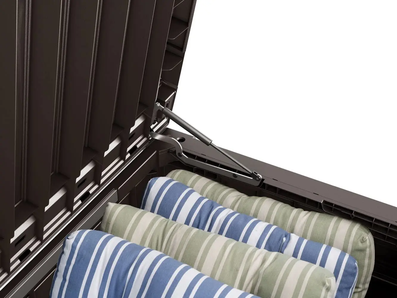 Large Wooden Deck Box Organization Storage for Patio Furniture