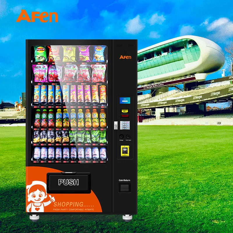 Afen Soda Vending Machine Snack Automaten Refrigerated Vending Machine For Sales