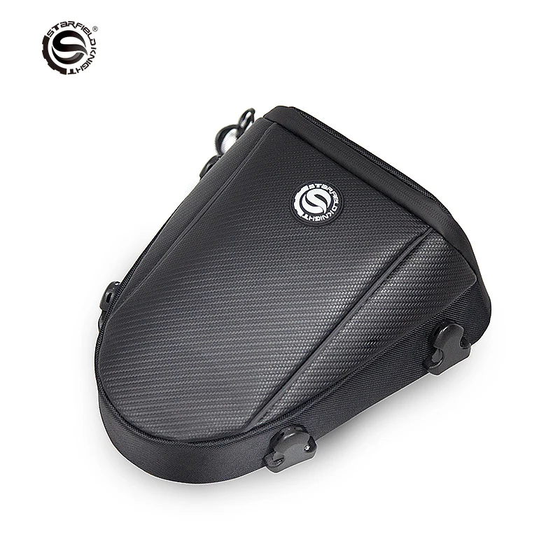 Motorcycle Travel Tail Bag Riding Rear Seat Bag Motorcycle Backpack Waterproof Motorbike Luggage Saddle Bag With Rain Cover