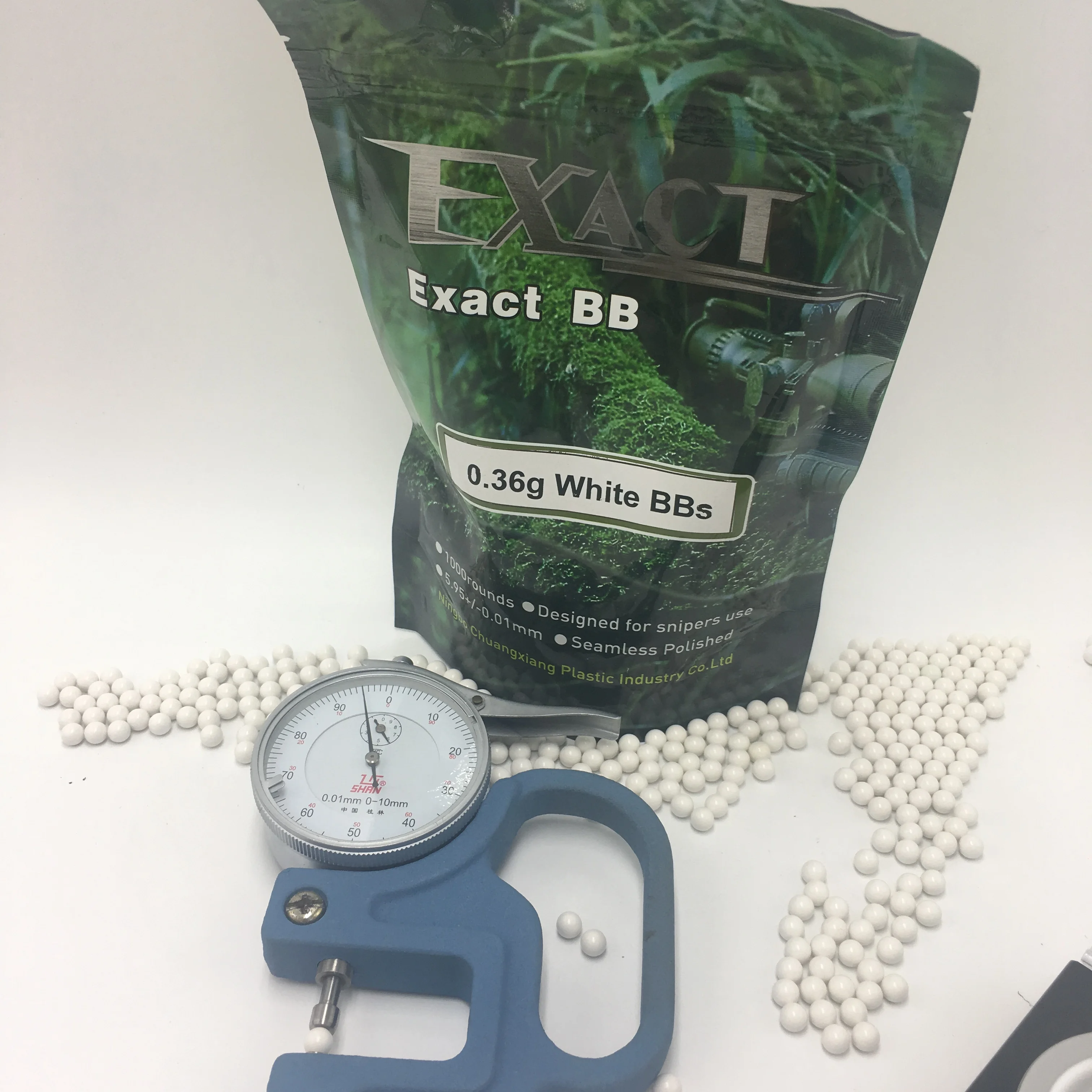 White Normal 0.36g bb ammo pellet 6mm