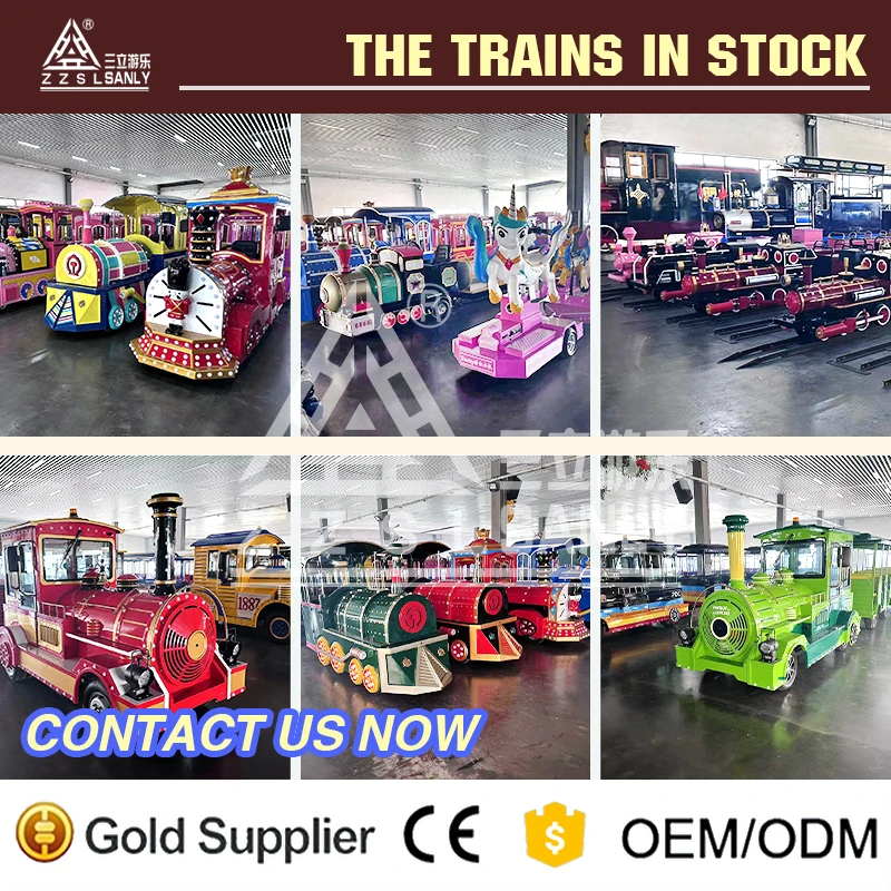 Customized Amusement Park Rides Dotto Road Tourist Train Manufacturer 27 42 56 72 Passengers Electric Trackless Train For Sale