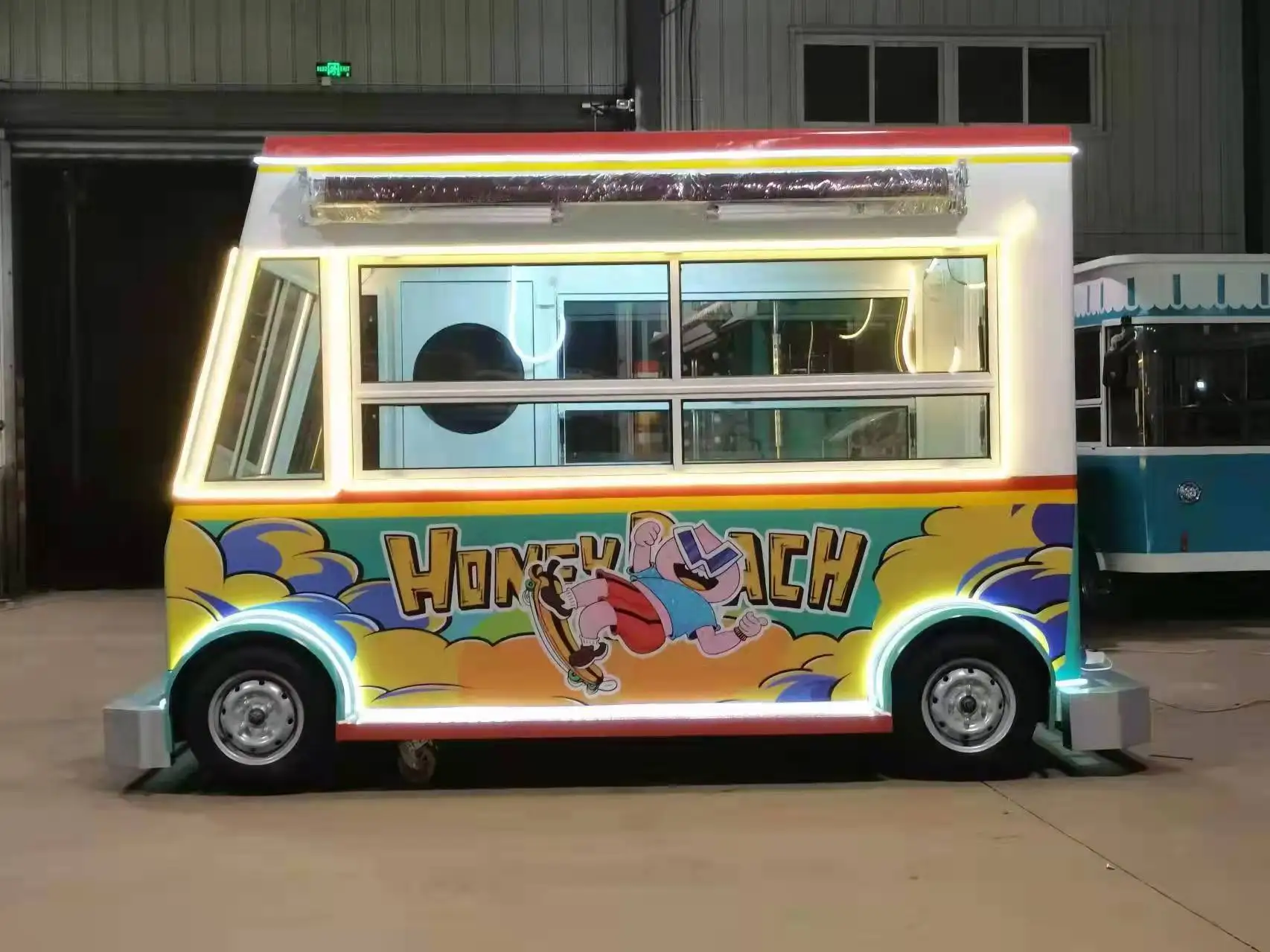 Sulong manufacture cheap discount mobile ice cream coffee barbecue beverage fast food truck mobile food trailer for sale