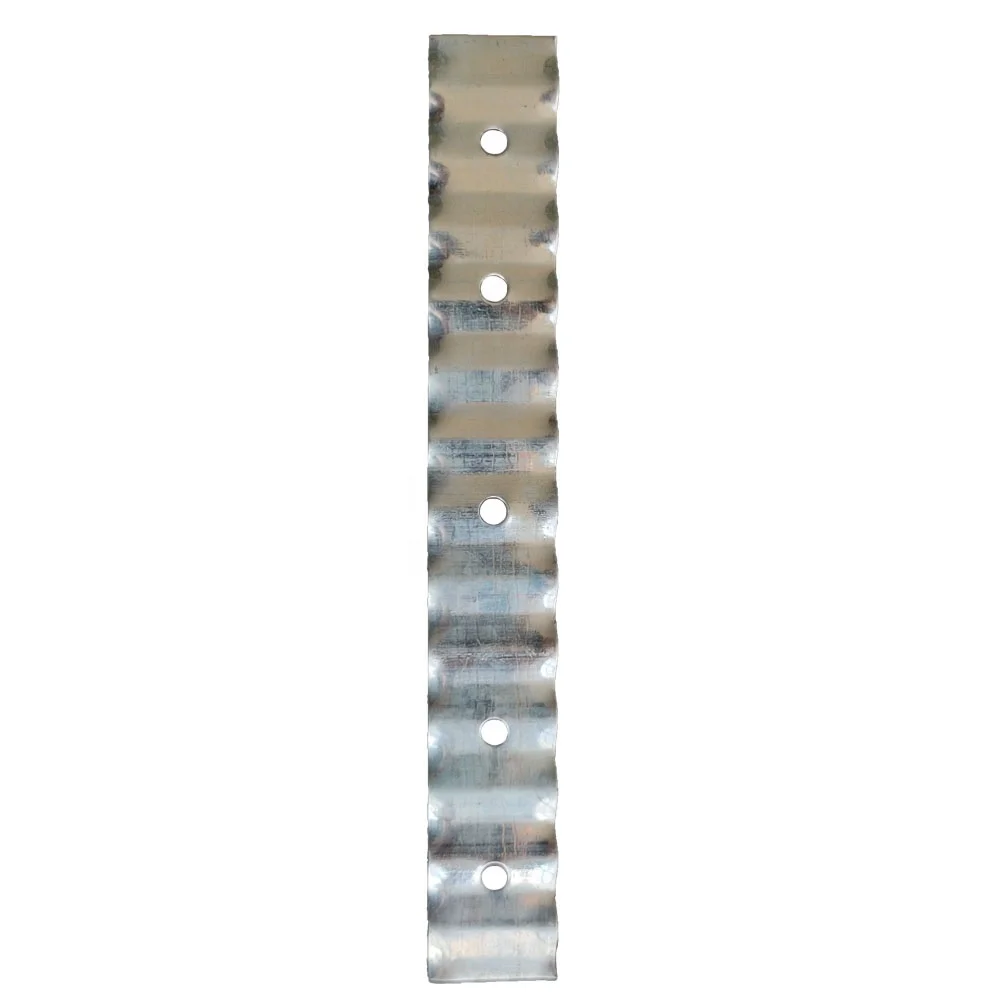 GA 28 Masonry Corrugated Sheet Metal Anchors Galvanized Cavity Brick Wall Ties