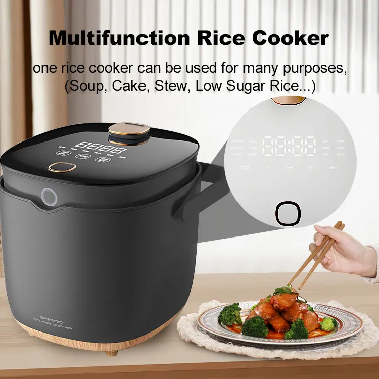 Electric Cook Machine Solar Mini Microwave Portable Mini MultiCook Kitchen Appliances Non-stick Rice Cookers