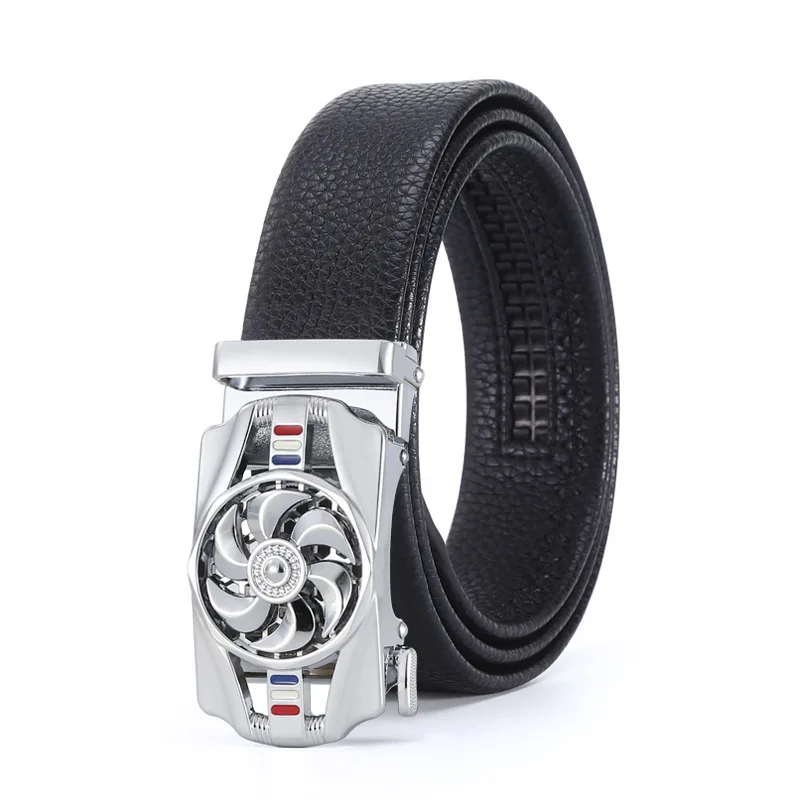 2022 Valentine gift for him Fashion  Men Belt PU Belts Connection with Metal Buckles 3.5cm Width Black Brown Color Cambodia