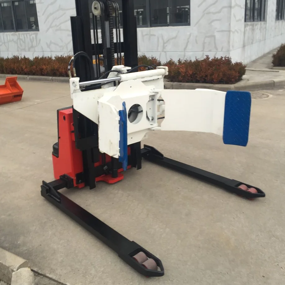 2.0t Electric Stacker Truck With Paper Roll Clamp