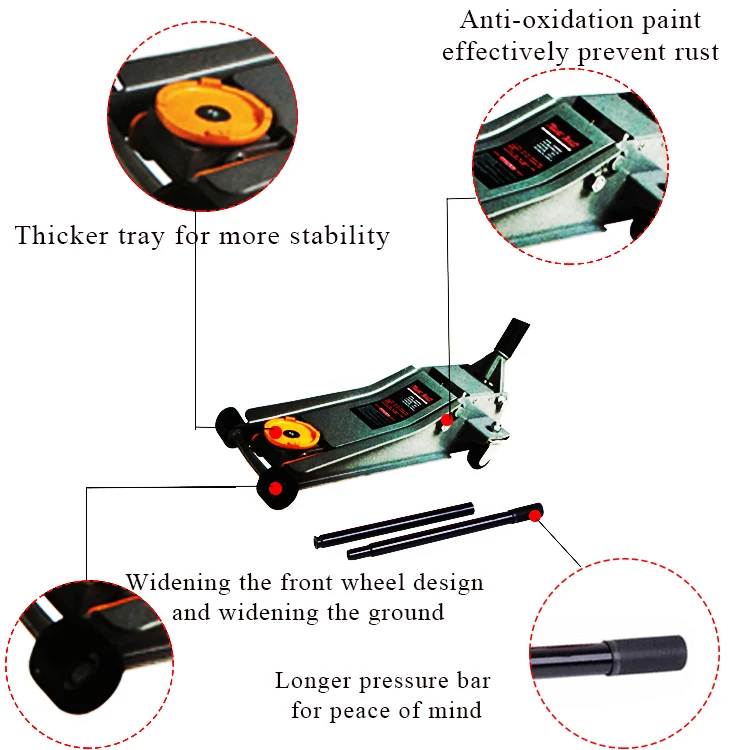 
Hot Sale 3T Mini Hydraulic Jack Car Hydraulic Jack Hydraulic Jack 