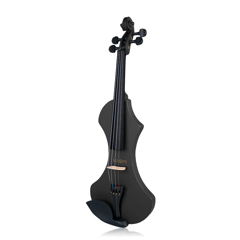 
NAOMI 4/4 Electric Violin Fiddle Silent Violin Handcrafted Solidwood 4/4 With Case Bow Headphone 