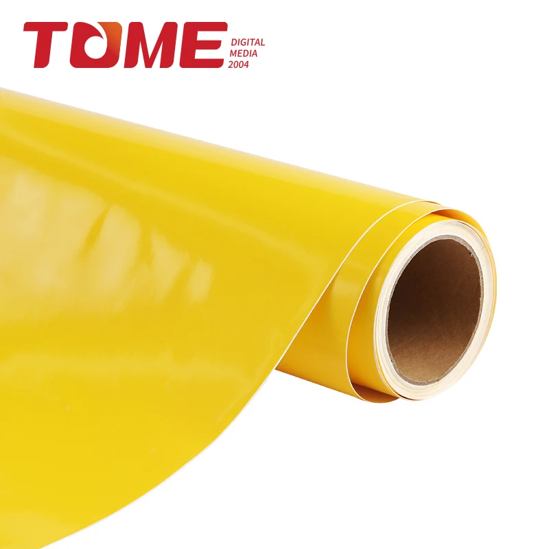 TOME color cutting vinyl sticker paper rolls red pvc matte color cutting vinyl color vinyl sticker for cutting plotter