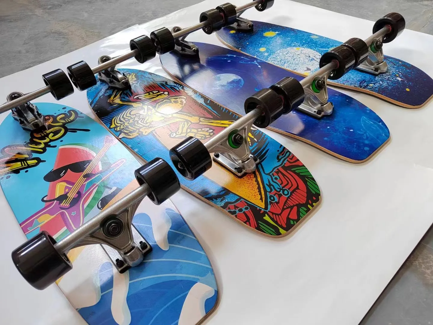 Wholesale Products 31inches Surf Skate Cruiser Skateboard Maple Land Surfboard