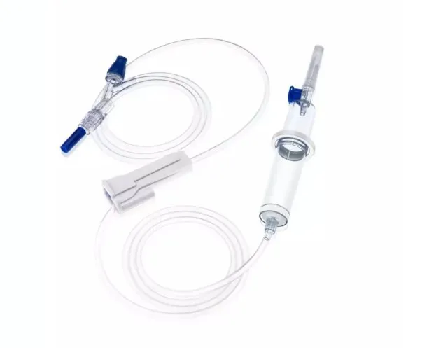 Disposable factory direct selling auto flow stop infusion set for sale