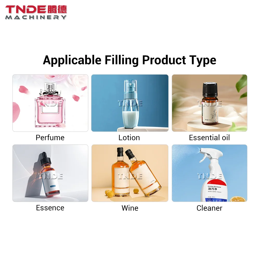 Guangzhou TNDE 2 Head Vacuum Filling Machines Pneumatic Desktop Filler for Small Business air cushion machine