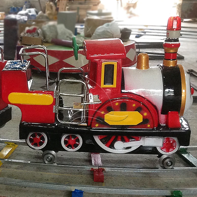 adult rides train set on tracks Electric Mini Indoor Train With Track to Ride For Sale