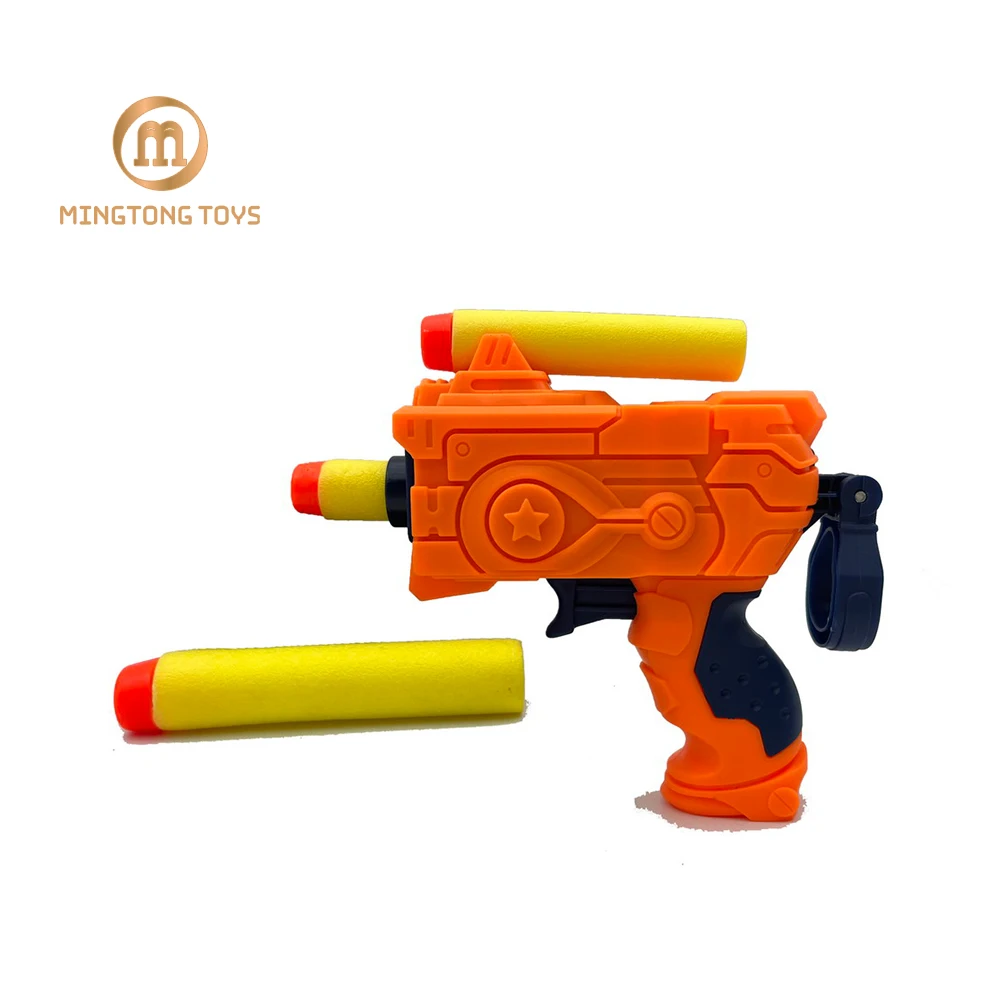 Kids Outdoor Shooting Target Game Sniper Portable Mini EVA Safety Foam Dart Soft Bullet Toy Gun For Boys