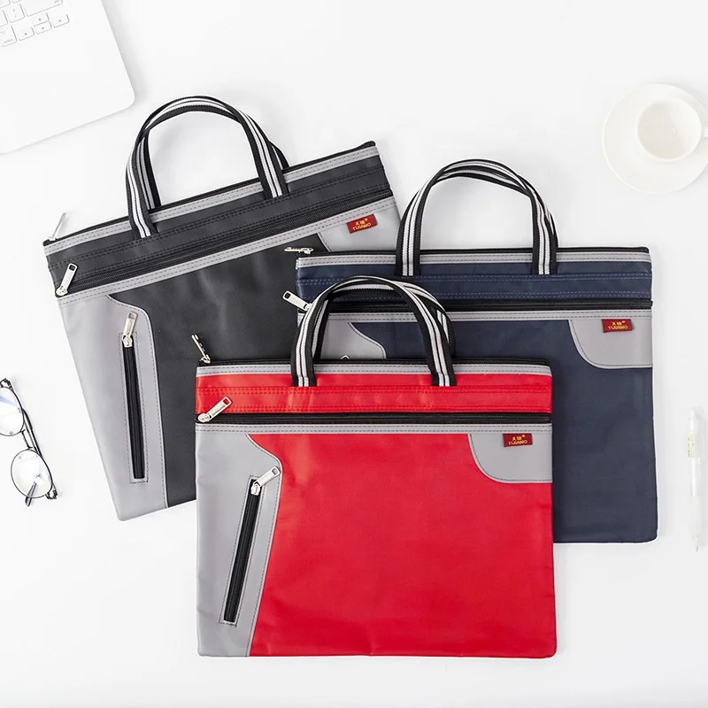 Oxford Document Bag and Meeting Office School Organizer Briefcase for Carrying A4