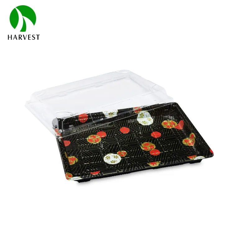 Harvest HP-11Disposable Plastic Sushi Tray Sushi Container Food Container