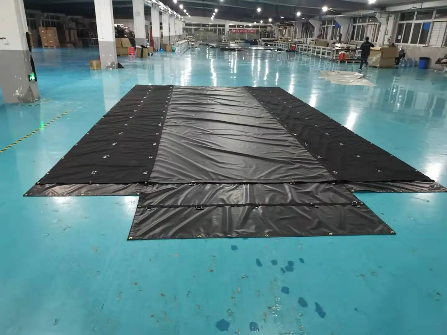 Long Lifespan Waterproof Anti UV PVC Vinyl Coated Polyester Fabric PVC Tarpaulin Truck Curtain Lumber Cover Tarp
