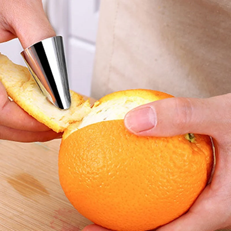 
Stainless Steel Finger Protectors Peanut Sheller Vegetable Nuts Peeling Finger Guard Kitchen Cutting Protection Tools 