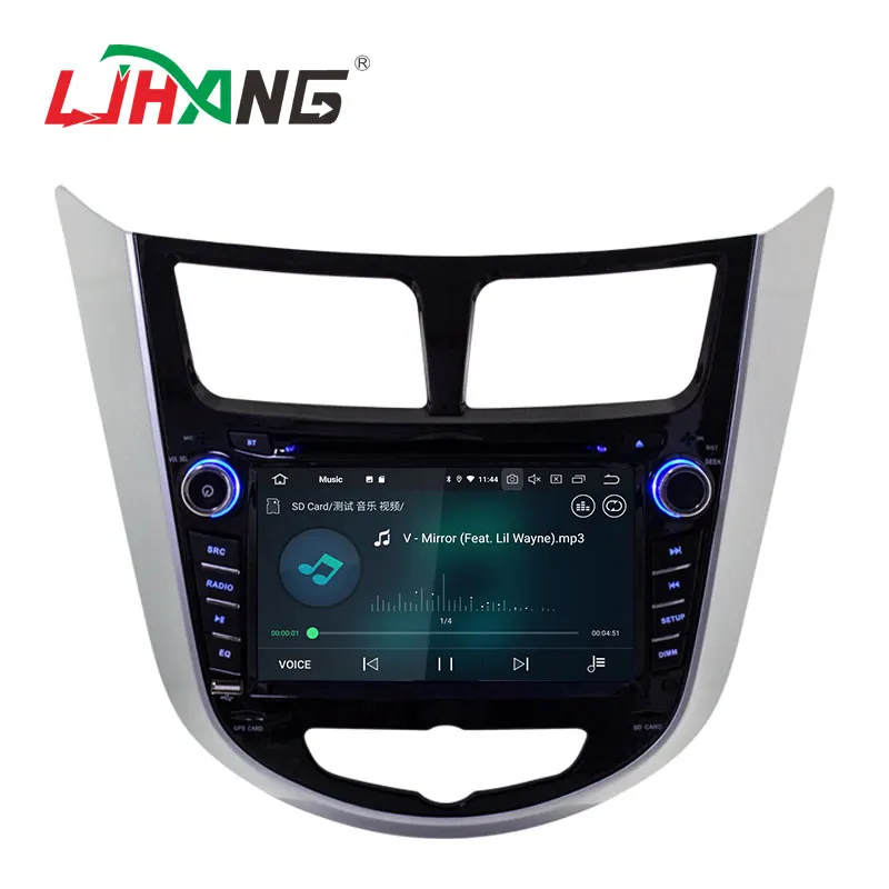 LJHANG PX5 android 12 4+64G car dvd player for HYUNDAI VERNA/ACCENT/SOLARIS 2011-2012 radio multimedia stereo gps navigation