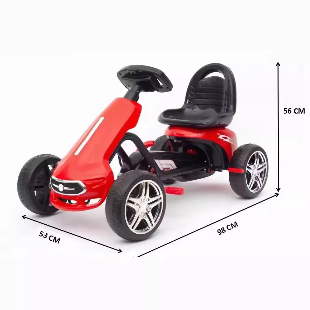Children four-wheeled kart baby pedal exercise car children can sit on four-wheeled beach car pedal bicycle