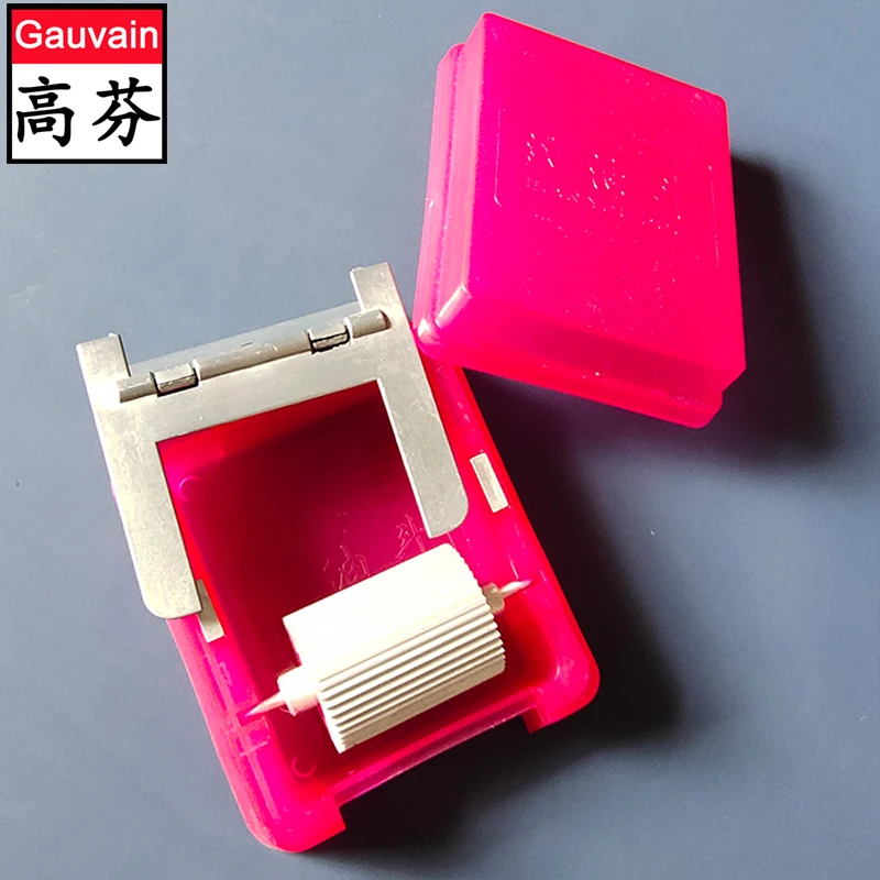 
non-stick oil Inking box for leather edge color painting machine bag belt wallet 