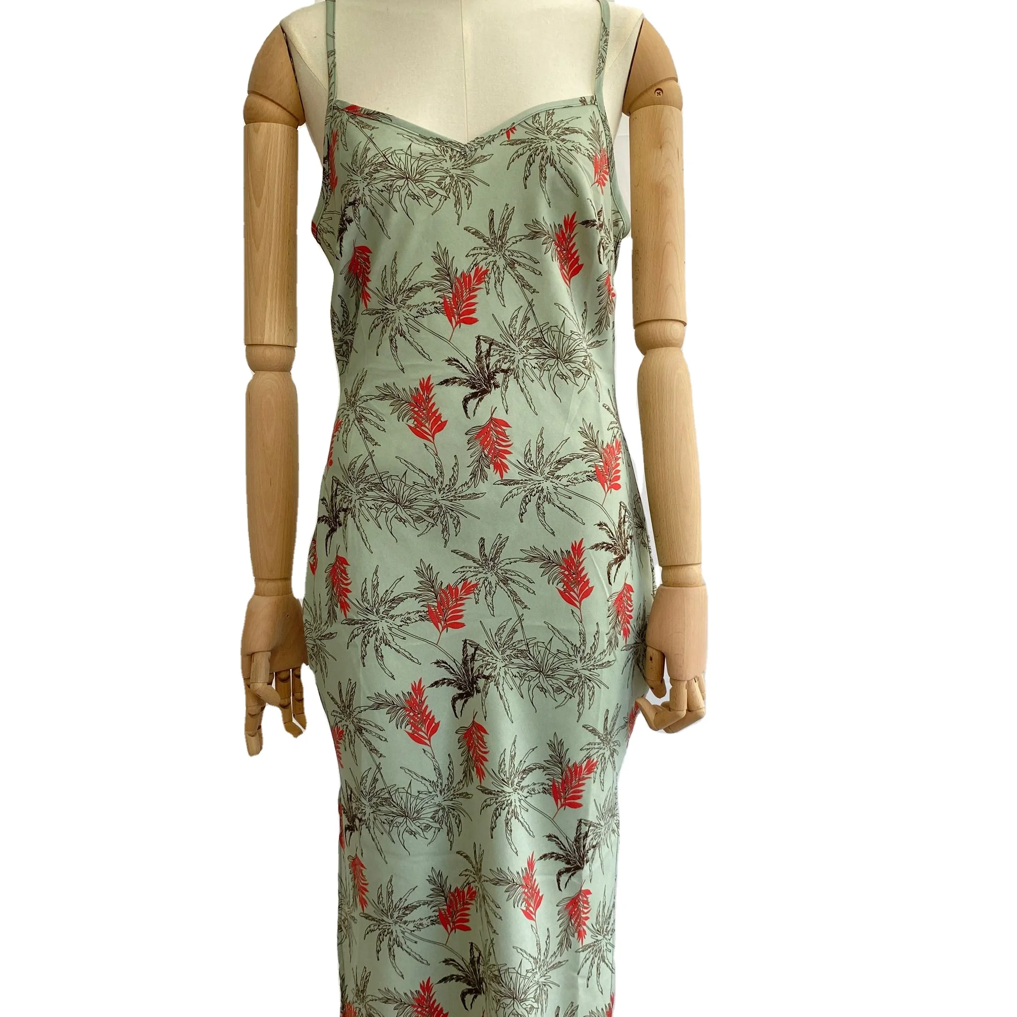 High Quality Best Price Knee Fashion Sleeveless Sexy Dress Spaghetti Strap Dress