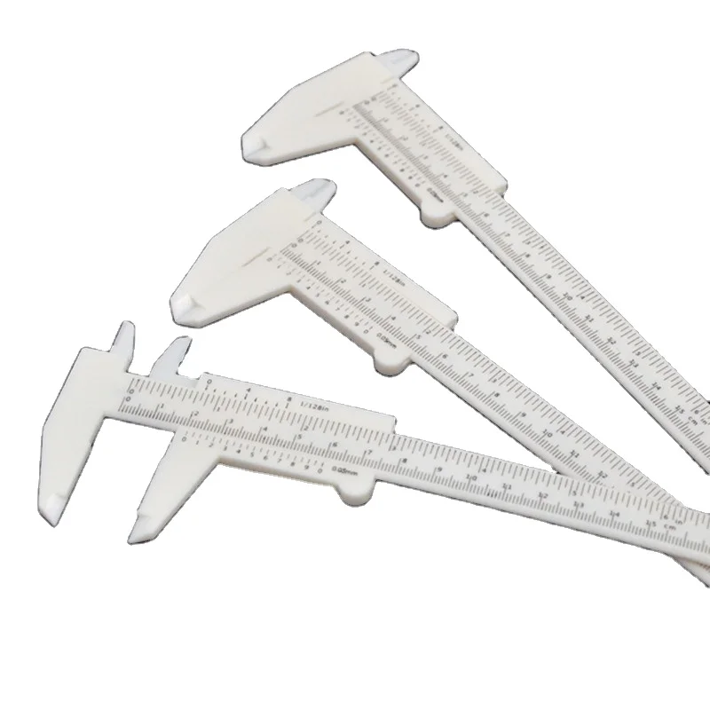 Professional Eyebrow Ruler 150mm Scale Plastic Caliper
