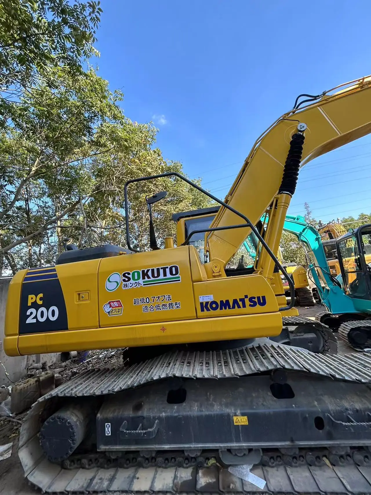 Used Excavators Pc200-8 Pc200 Komatsu 200 Hydraulic Crawler Excavator 20ton Secondhand Digger Excavator Cheap Price For Sale - B