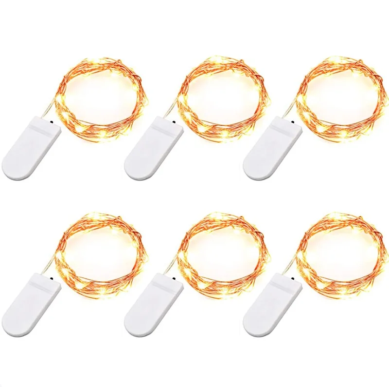 10ft(3m) LED Starry String Lights 30 Micro LEDs on Silvery Copper Wire for DIY Wedding Christmas party decoration