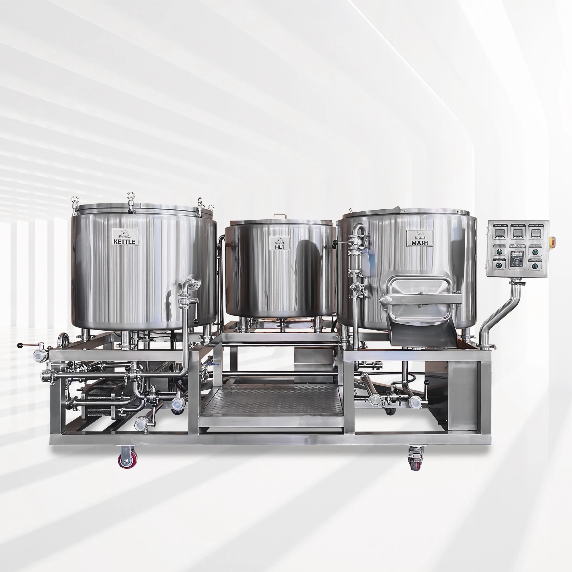 Pilot Brewing System Nano Brewery Beer Brewing Equipment 1bbl 2bbl 3bbl 4bbl 5bbl Brewhouse System