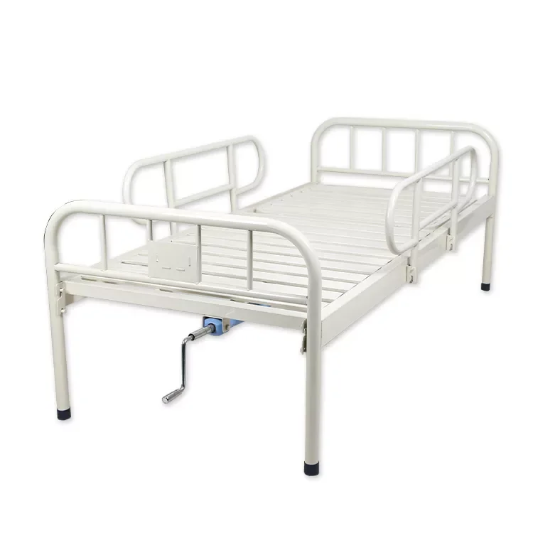 Hot Selling Abs Head Board manual 1Crank hospital beds Patient hand remote control hospital Medical Bed