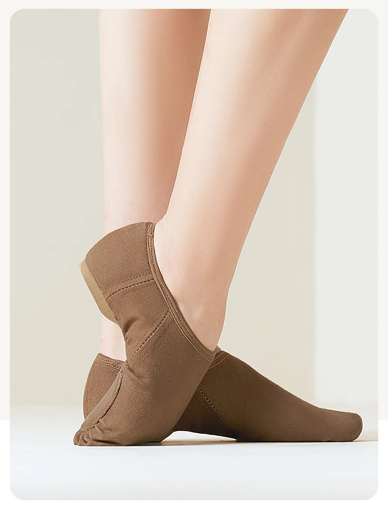 Stock Professional Jazz Leather Shoes Split Sole Jazz Shoes Dance For Women