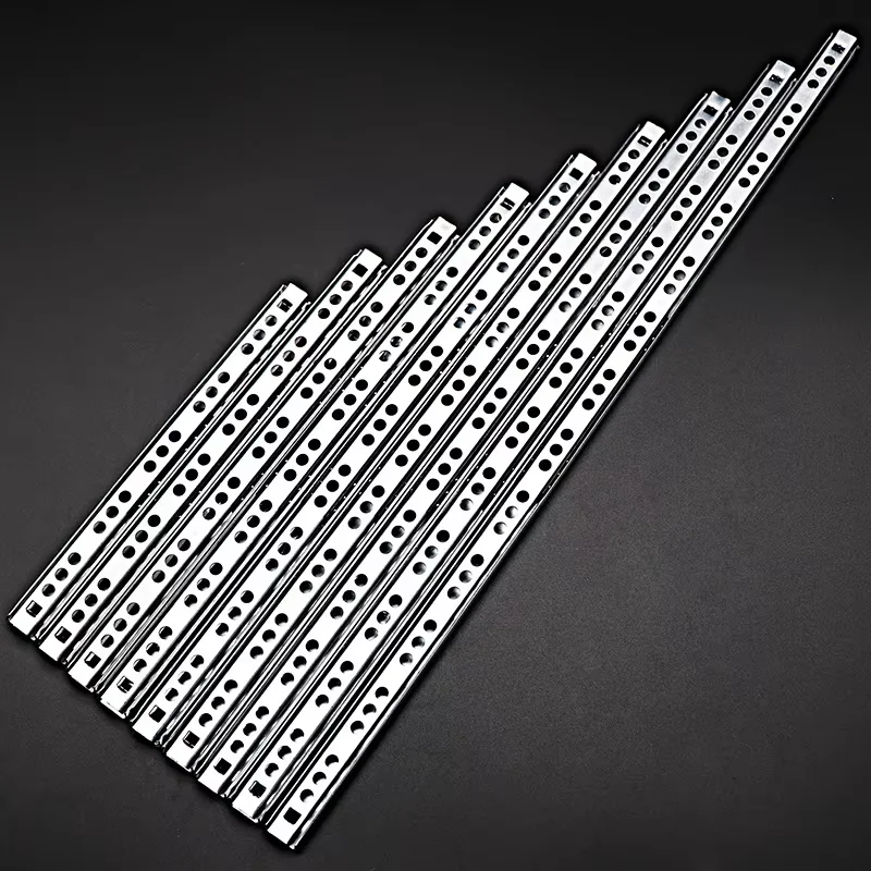 CS1017SX Light load kitchen drawer slide basket 3/4 extension side mounting cold rolled steel ball bearing drawer slide
