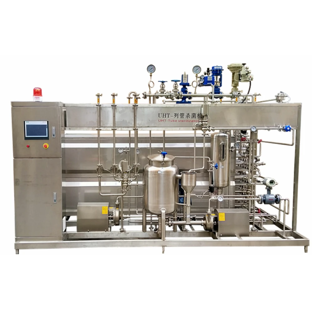 
High quality automatic tubular type ultra high temperature UHT milk sterilizer tube sterilizer 