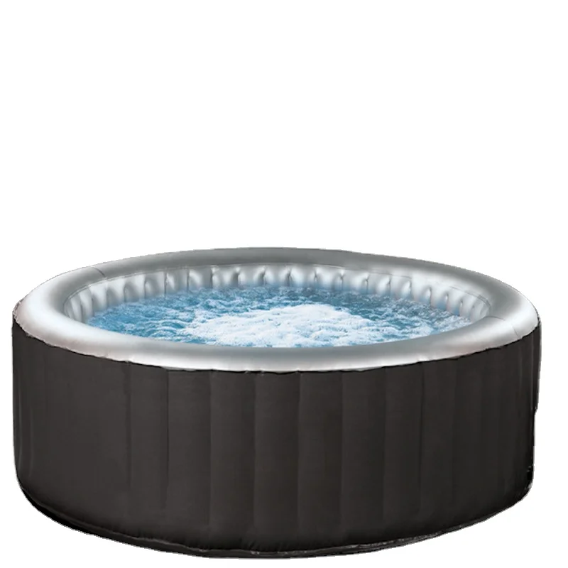 FSPATIO Amozon 3 Person Hot Spa Tubs Inflatable Spa China Hot Tub Bain Gonflable Bubble Pump Relax Leasure Pool Inflatable Spa