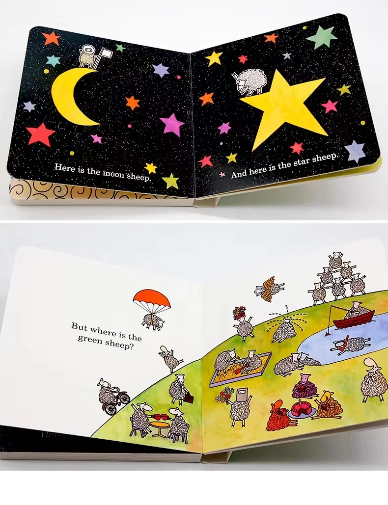 Full color custom hardcover children card board book printing Telling bedtime comic story books for kids