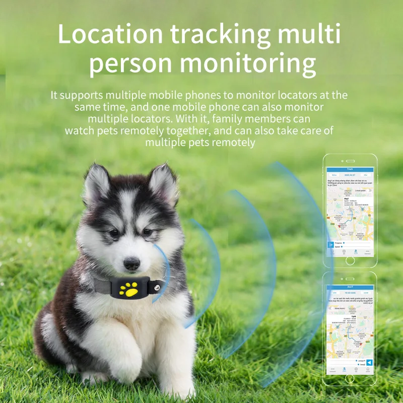 Беспроводное устройство слежения за домашними животными GPS ошейник для наблюдения местоположением и активностью собаки кошки