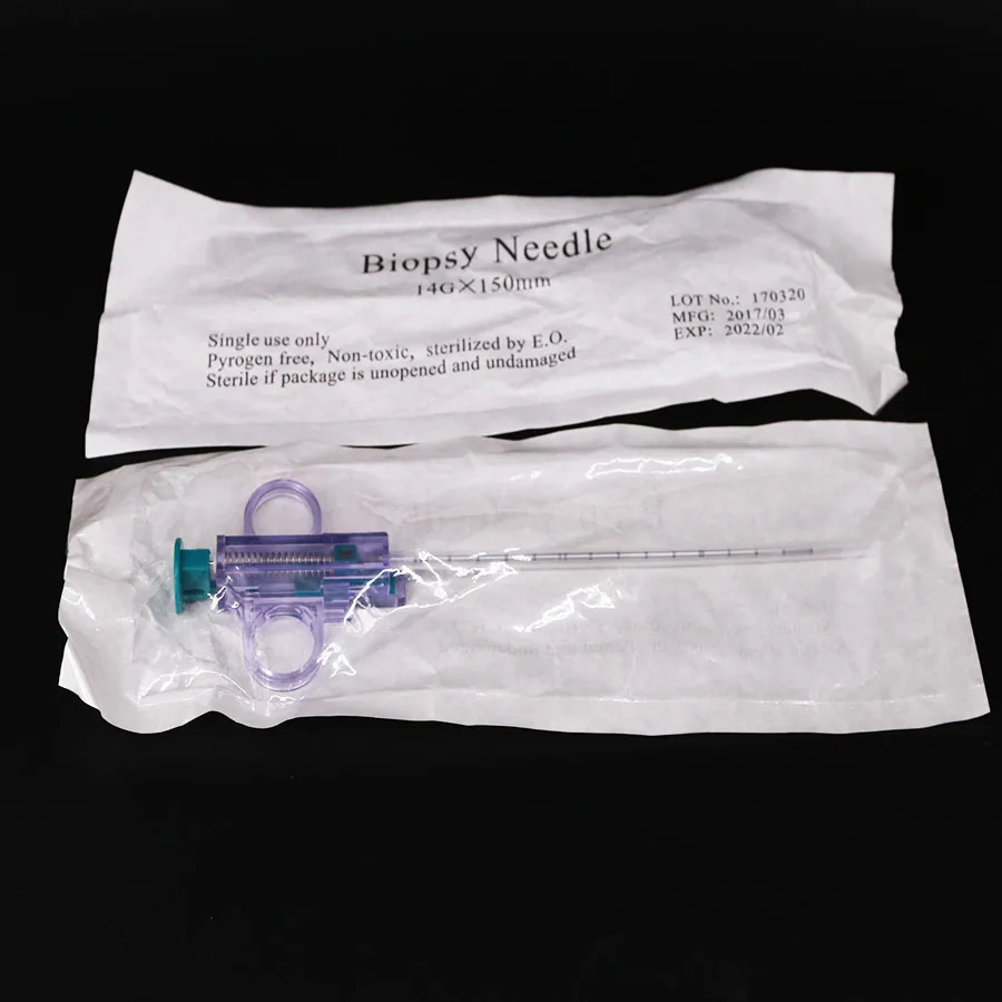 Disposable Bone Marrow Biopsy Puncture Needle Guide Core Biopsy Needle Automatic Butterfly Semi-automatic Biopsy Needle