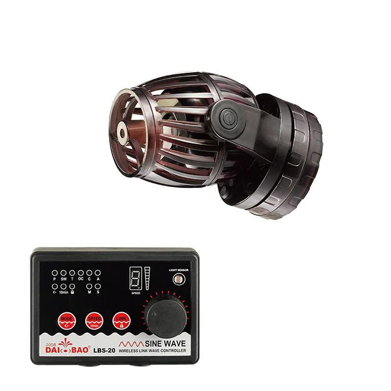 
LBS-20 Mini Wave Maker water pump with LED Display Controller for Saltwater Tank,Aquarium Water Circulation Pump Wave maker 