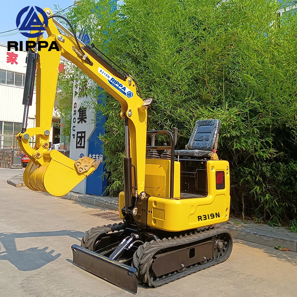 Rippa Mini Excavator R319N Official Unified Retail Price EPA Engine Farm Crawler Micro Digger New Home Excavator
