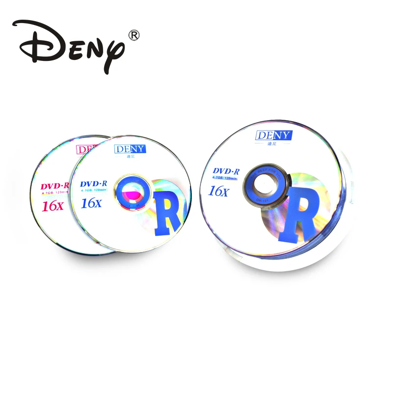 Low defective rate empty 16x printing dvd r from China
