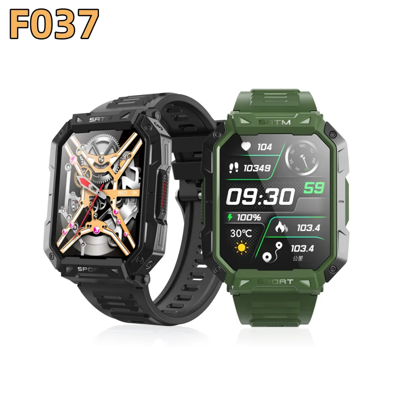 F307 Smart Watch Blood Glucose Sugar Blood Pressure Oxygen Monitoring Smartwatch For Men Women Bracelet