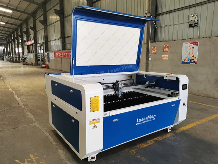 Double heads LM-1390 stable works co2 hybrid laser cutting machine with water cooling system